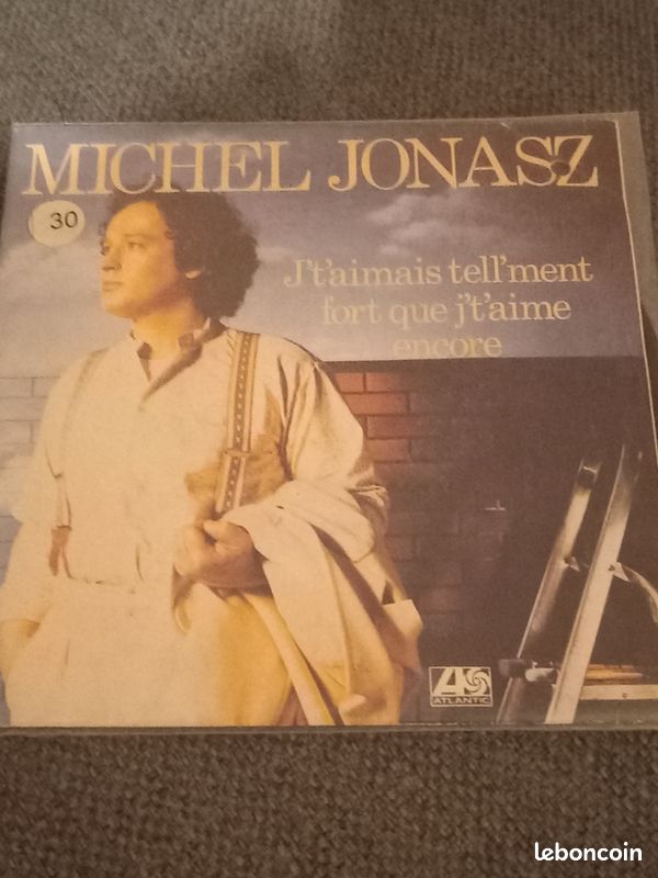 Lot Michel jonasz 6eme album 1981" la nouvelle vie " 1 33t, 1 cd, 1 cassette audio, 1 45t " j’t'aimais tellement fort que j’taime encore " (image 10)