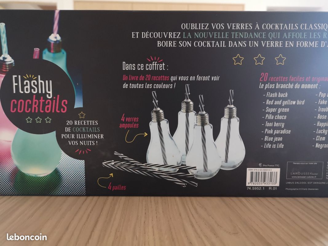 Coffret verres à cocktail ampoule (image 2)