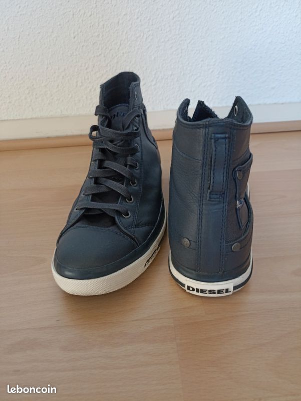 Chaussure diesel montantes homme bleu nuit taille 45 Chaussures
