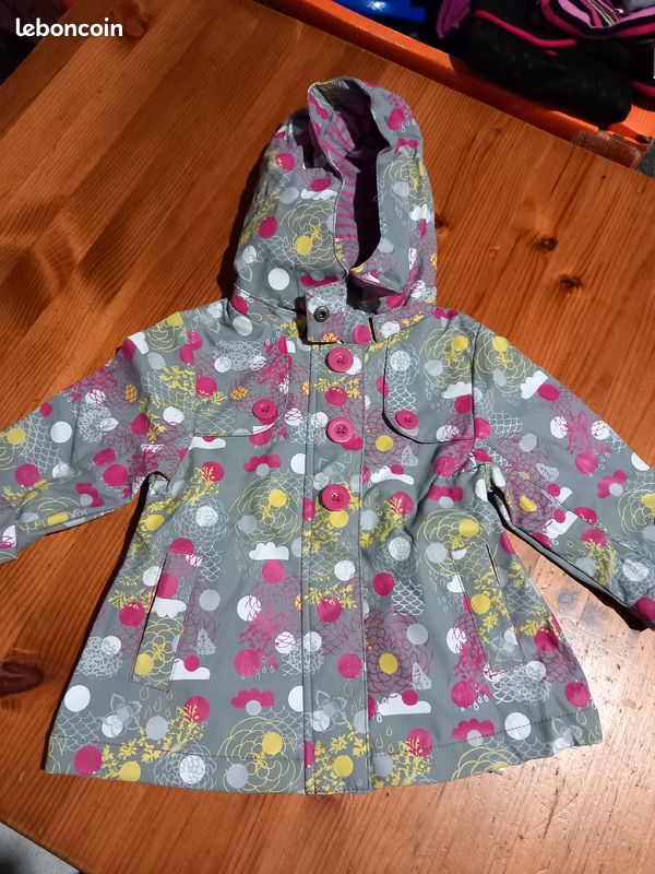 Imperméable gris Ochestra 6 mois (image 1)