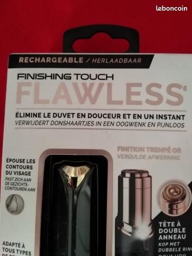 FLAWLESS élimine le duvet en douceur et en un instant 1 cable de rechargement inclus NEUF (image 2)