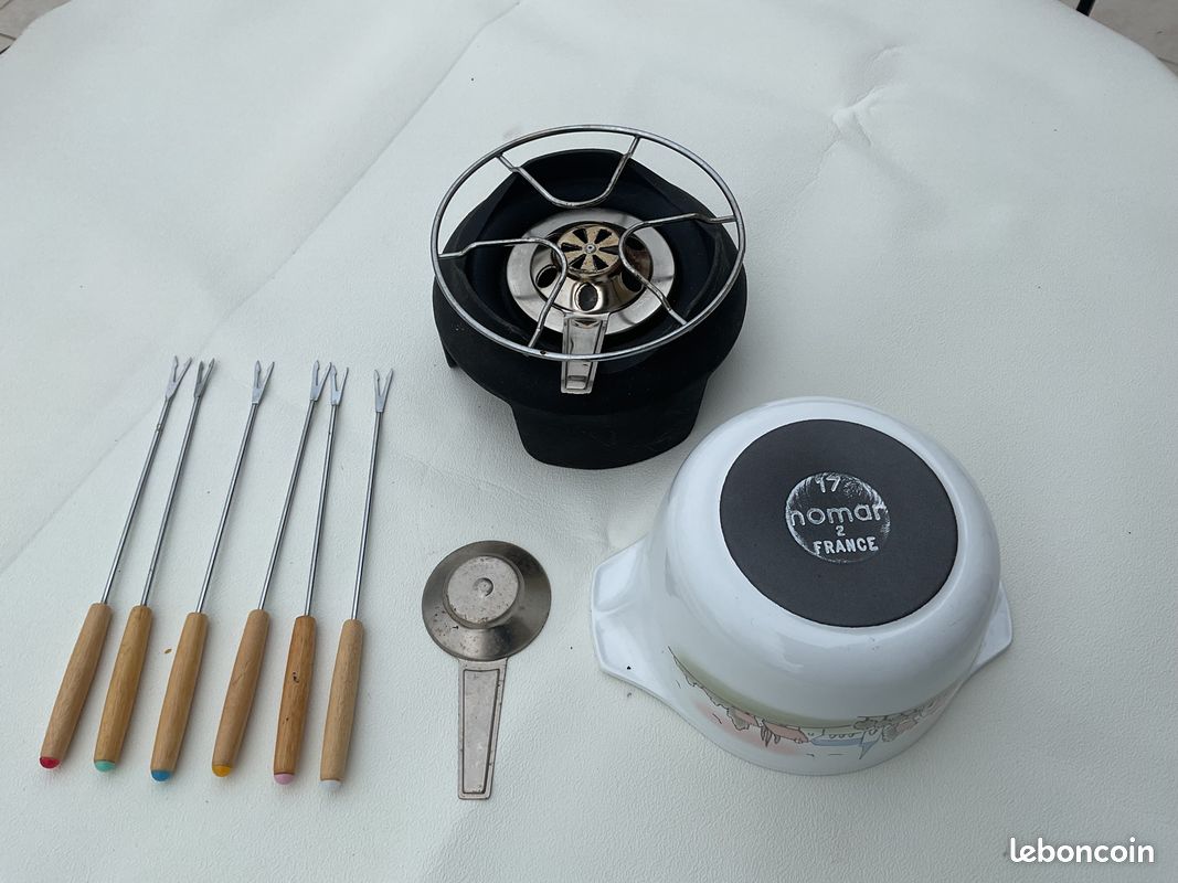 service a fondue - Fer (fonte/fer forgé) - Catawiki