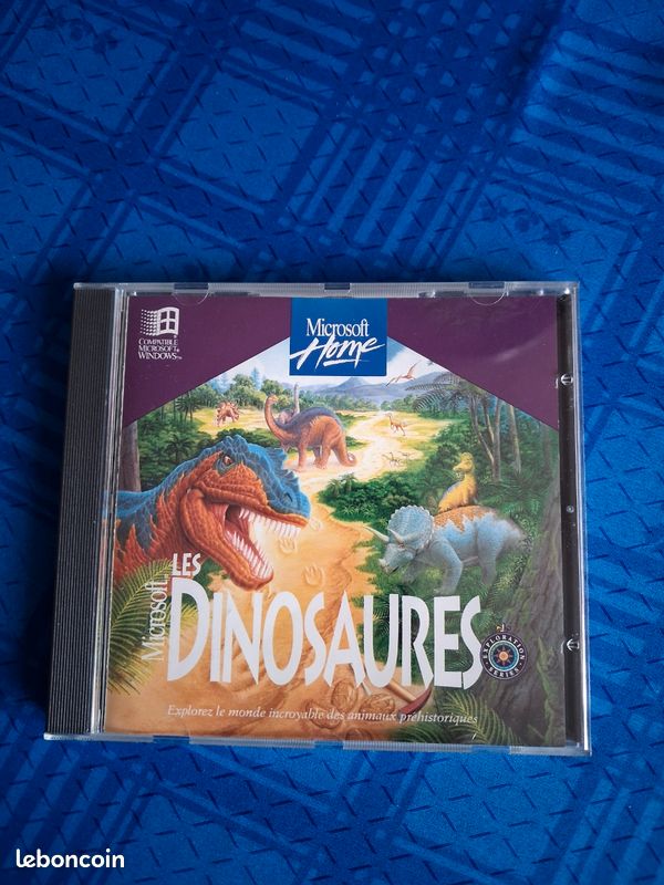 3 cd-rom pc gastronomie, dinosaures, les grands moments du xx siècle (image 2)