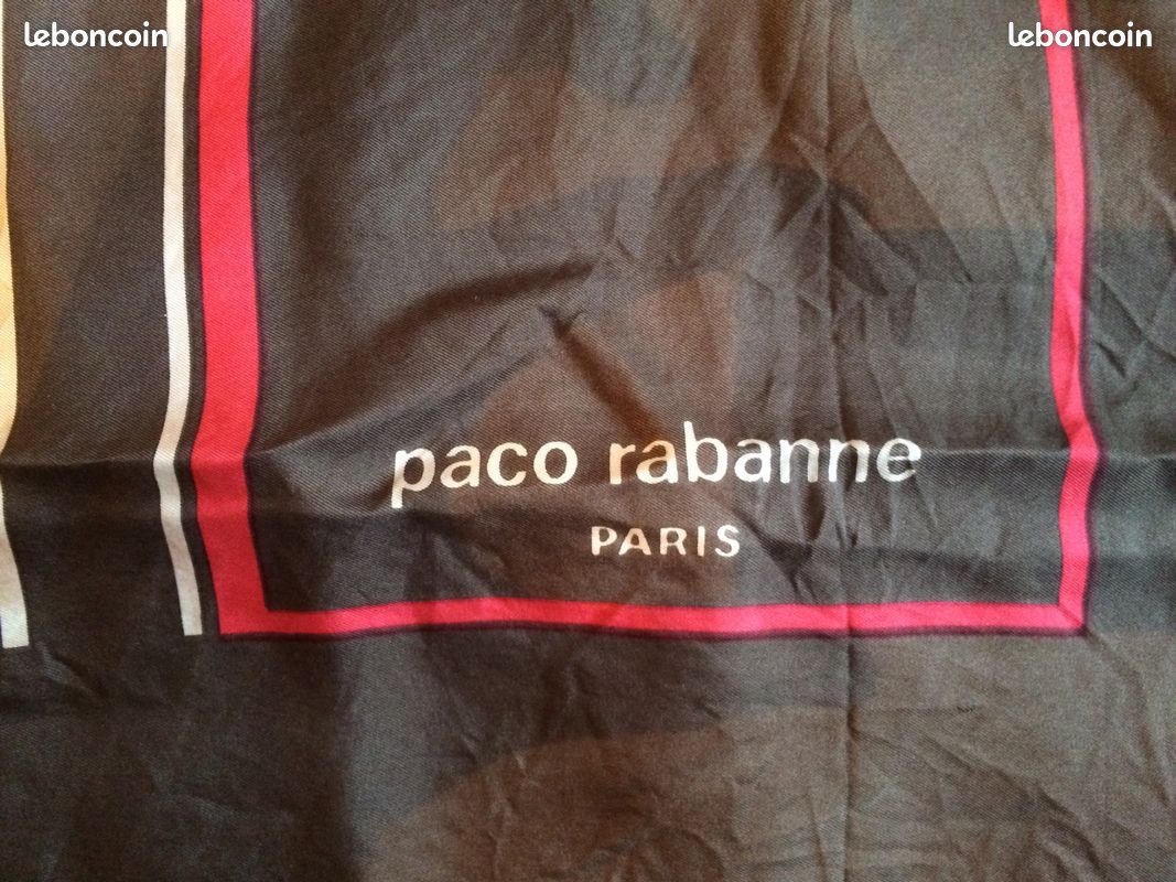 Foulard / Pochette dont en soie : Paco Rabanne / Cartier / Lancome ....BIJOUX60 (image 2)
