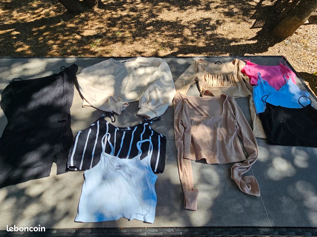 Lot De 4 Vêtements Femme/ado Taille 36/S - Marques Jennyfer & Benetton - Très Bon état