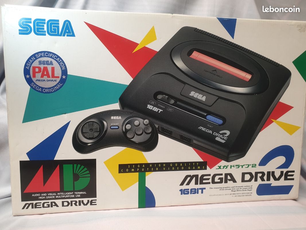 Console Sega Mega Drive Millenium 2000 – PAL – Avec 20 Jeux – Occasion