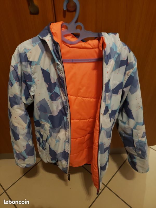 Manteau reversible hiver Wed'ze 8 ans (image 1)