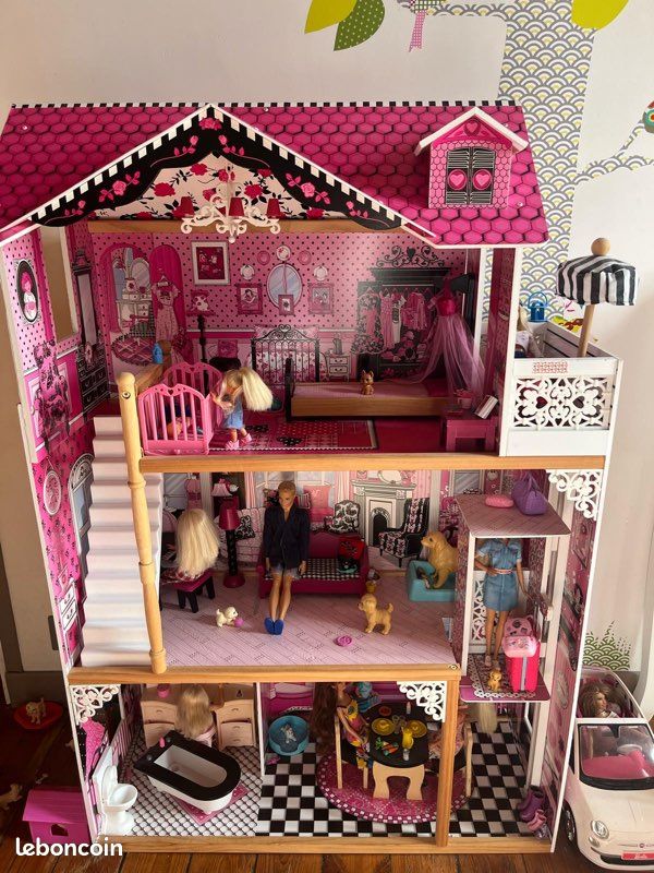 Maison kidkraft pour poupée Barbie Jeux Jouets