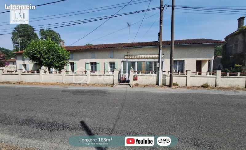 Maison 8 pièces 168 m² · à Saint-Girons-d'Aiguevives · 168 m² · 210 000 €