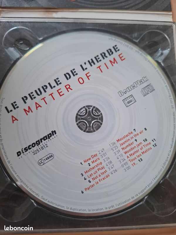 A matter of time
Le Peuple De L'Herbe
Discograph (image 3)