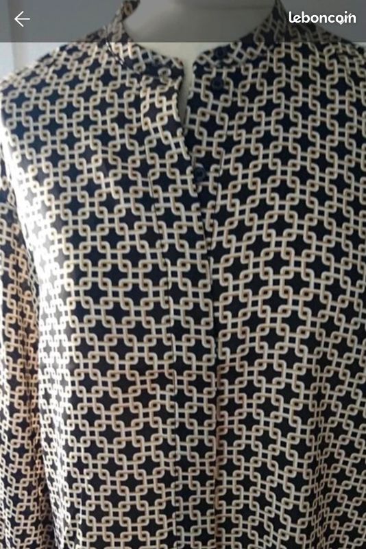 Chemise H&M Blanche Taille 38 - Occasion En Très Bon état - T-shirt Femme Basique