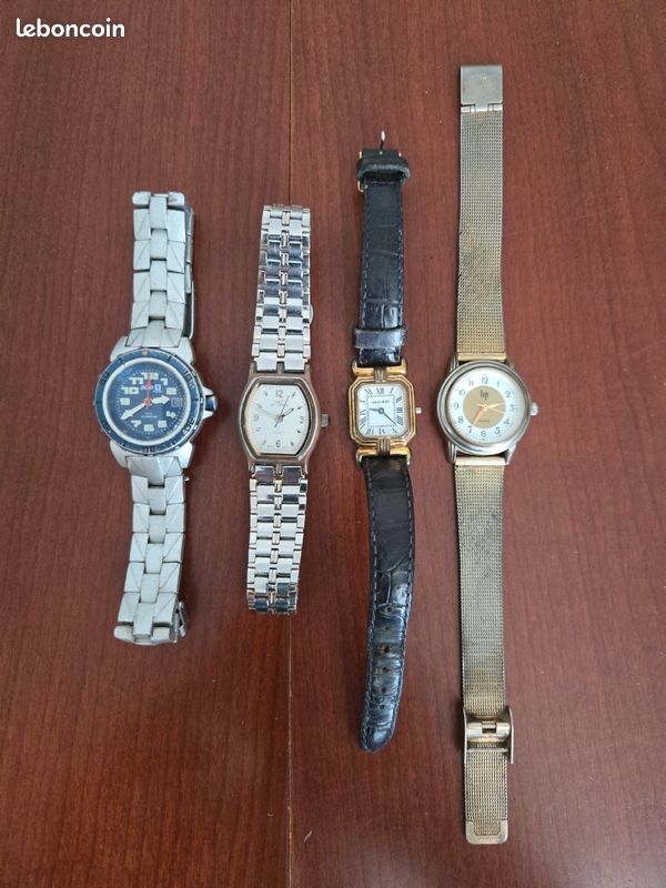 Lot montre femme vintage lip beuchat Peugeot 206 Guy De Vintal (image 1)
