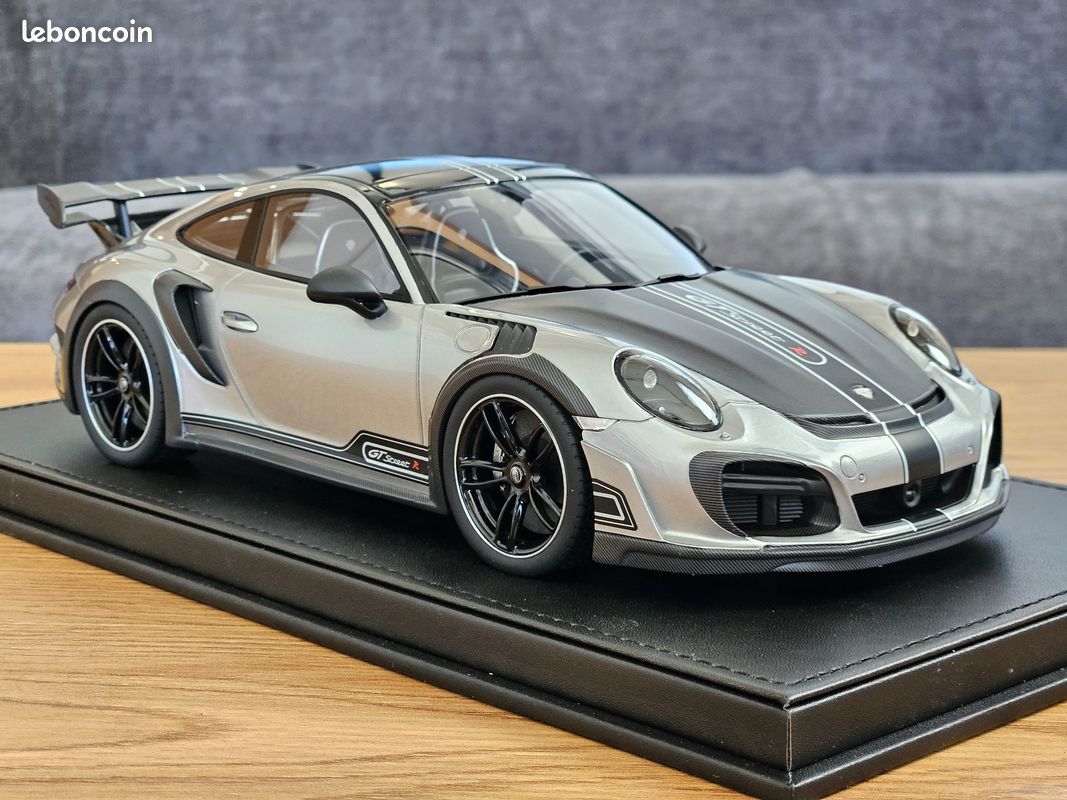 Modèle Réduit Porsche 911 Techart GTstreet R (992) édition Limitée 1/87 - Échelle 1:18, Jaune, Neuf Boîte Minichamps