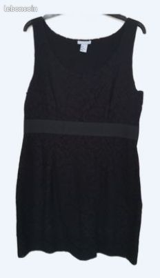 Robe H&M Noire Taille 46 XXXL - Occasion Bon état - Robe Femme Basique