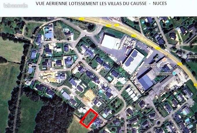 Terrain 806 m² Valady