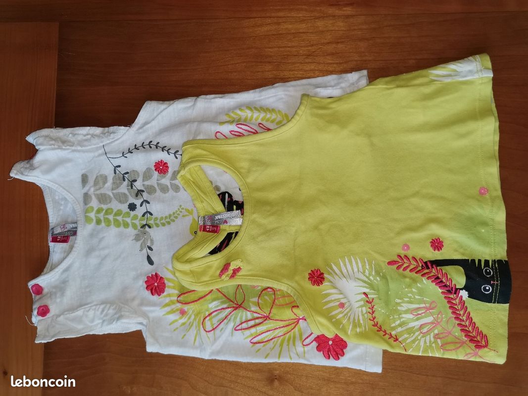 Lot tee-shirt 1 an fille (image 3)