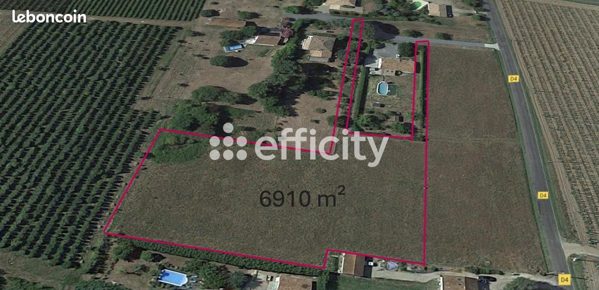 Terrain 6910 m² · à Gardonne · 80 800 €