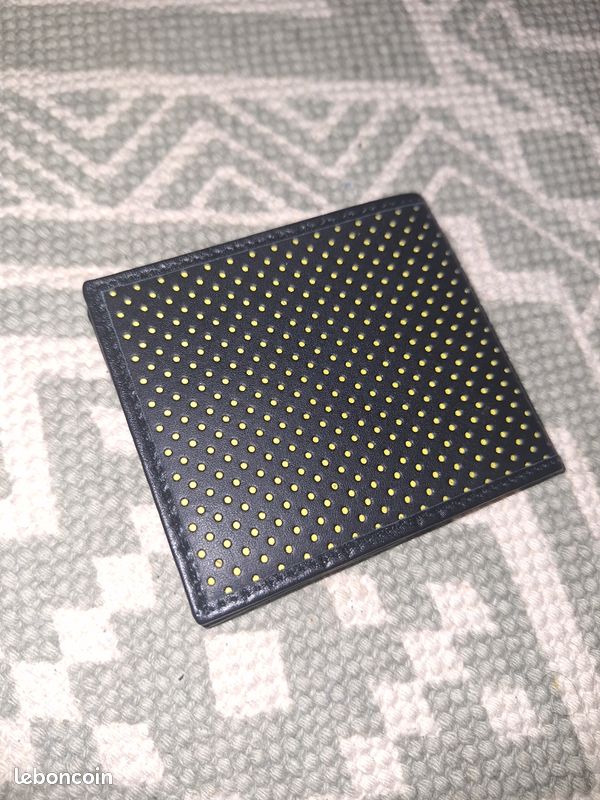 Porte-cartes / porte-monnaie Chopard en cuir noir – Très bon état (image 4)