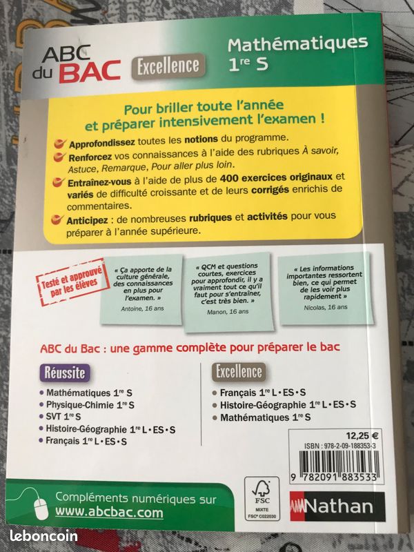 ABC du BAC MATHS 1ère S (image 2)