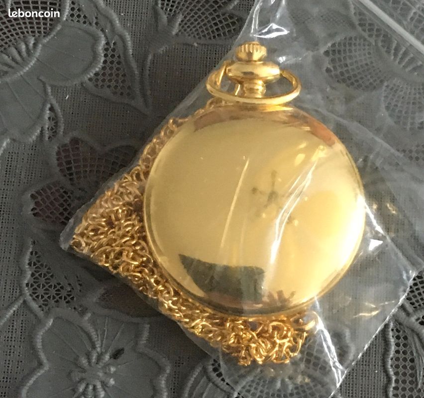 Montre de poche gousset dorée (image 1)