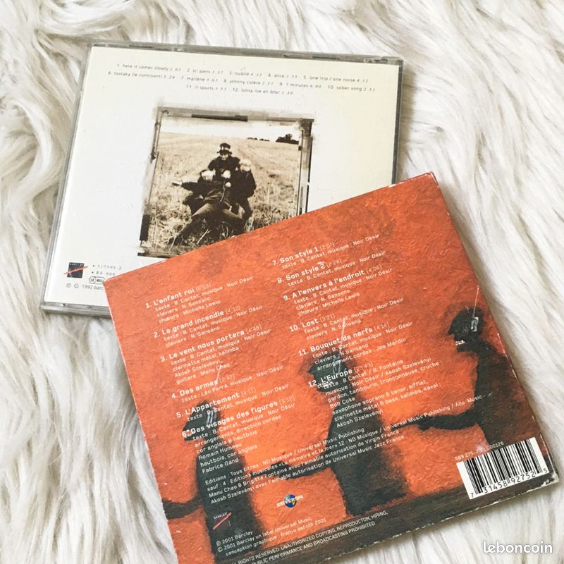 Lot de 2 CD de NOIR DESIR (image 3)