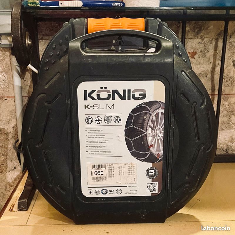 2 chaînes neige KONIG K-Slim 100 - Norauto