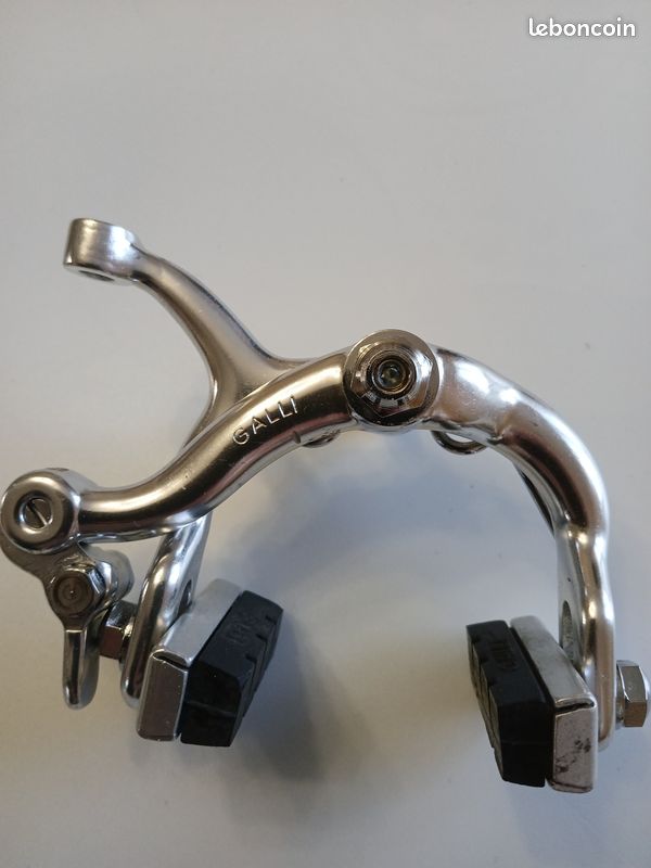 Étriers De Frein GALLI Vintage - Pour Vélo De Route Ou Touring - Couleur Argent - Fabriqué En Italie - Occasion