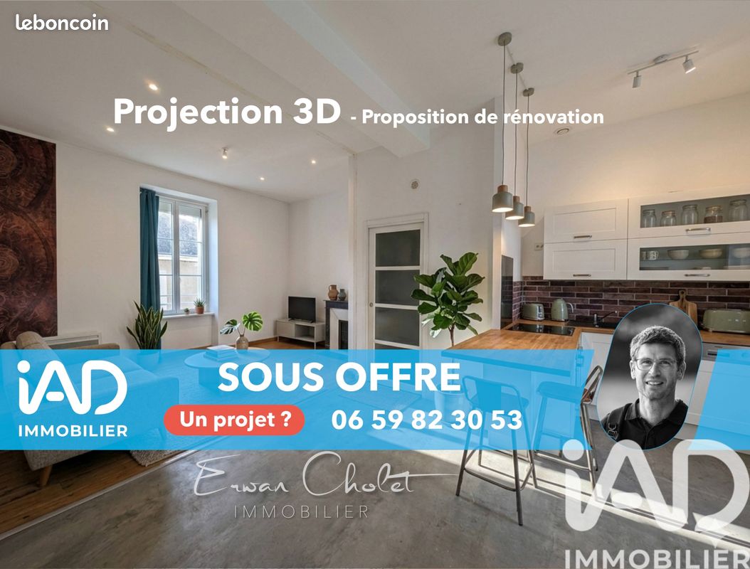 Appartement 2 pièces 44 m² · à Saint-Étienne-de-Montluc · 44 m² · 129 800 €