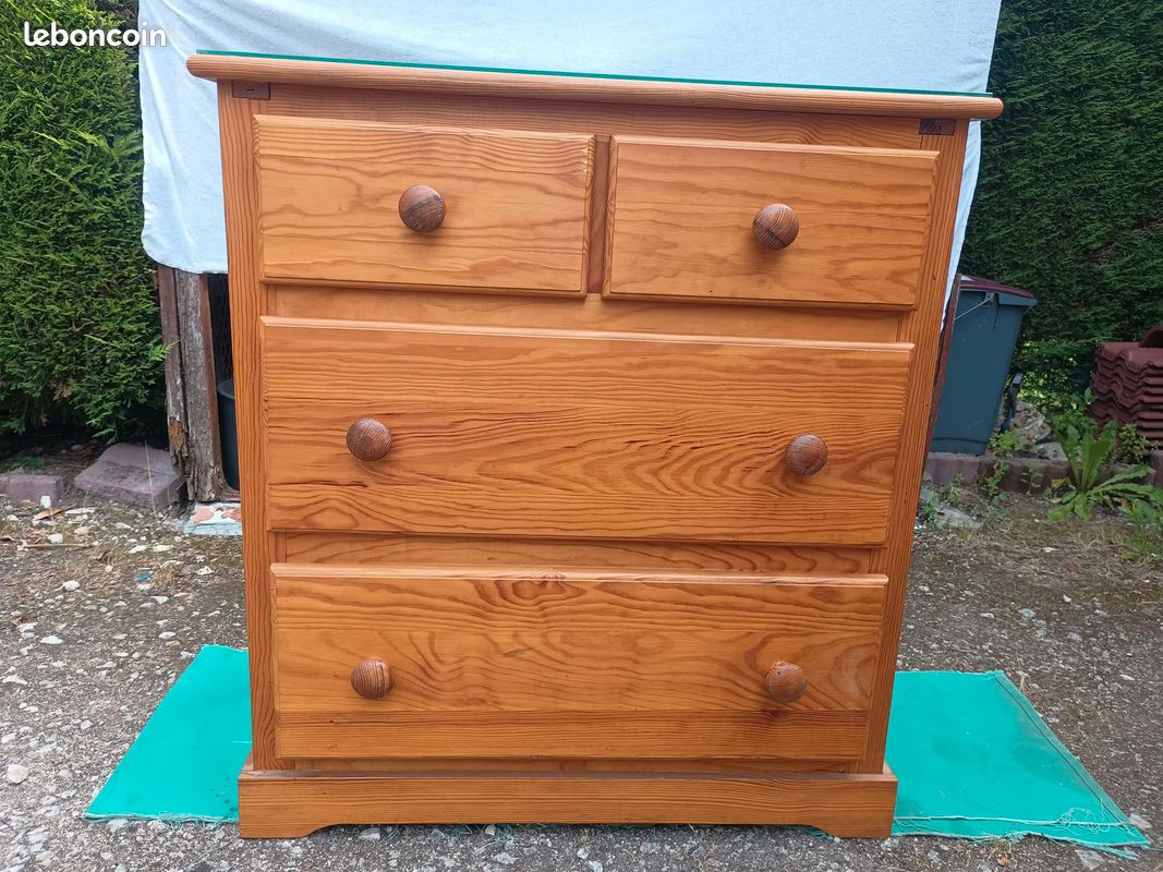Commode pin massif (image 12)