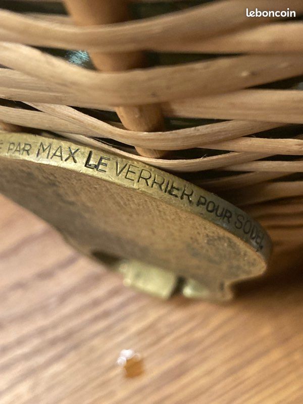 8,5 cm superbe décapsuleur ancien bronze signé max le verrier art déco (image 2)