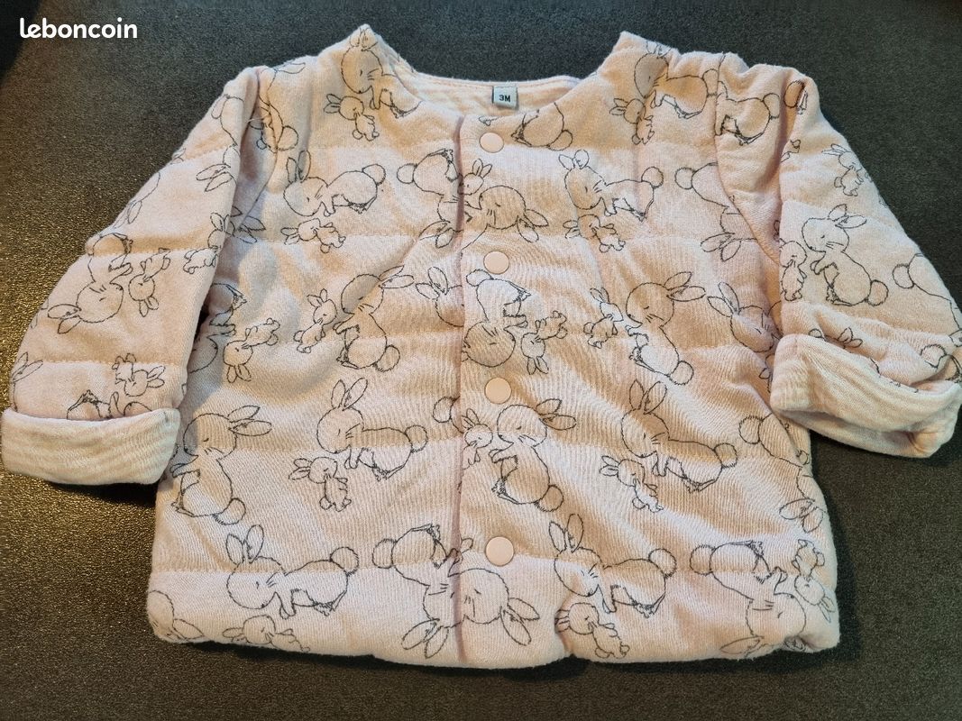 Gilet chaud rose 3 mois (image 1)