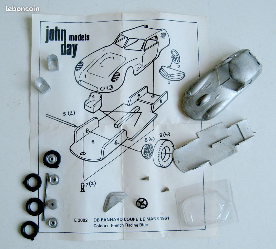 Kit 1/43 Panhard Coupé Mans '57 #57 – Résine Et Métal, Collection, Automodellista, Italie
