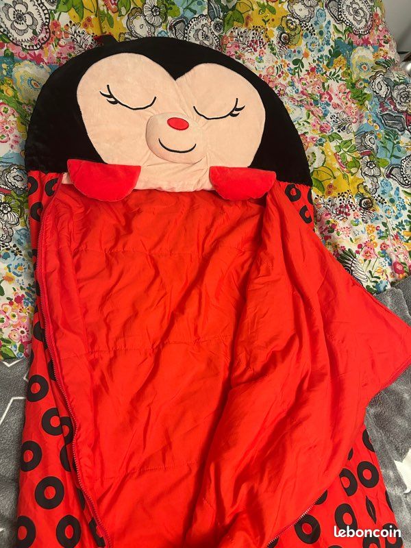 Sac de couchage enfant Pelluche happy nappers coccinelle (image 2)
