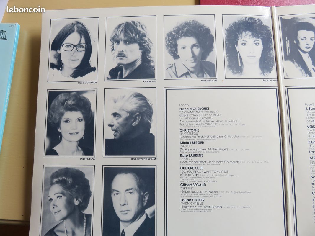 4 anciens disques vynils 1981-83-88 (image 3)