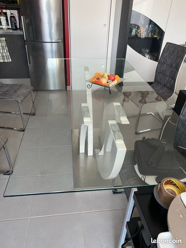 Table en verre 100X200 (image 1)