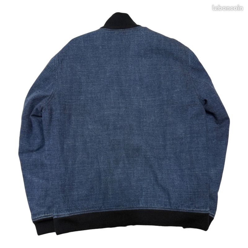 Bomber Homme Levi'S Bleu Denim Excellent état Regular Normal Uni Casual (image 2)