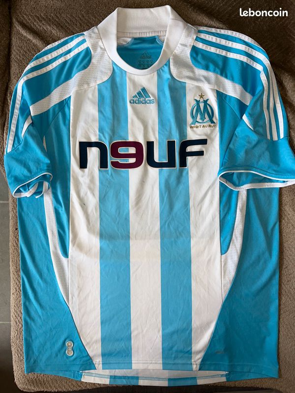 Maillot Extérieur Olympique De Marseille 2007/2008 – Adidas – Taille S – Homme