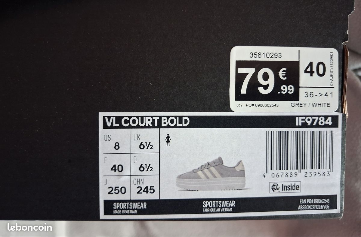 Baskets ADIDAS _ CHAUSSURES ETAT NEUF (image 3)