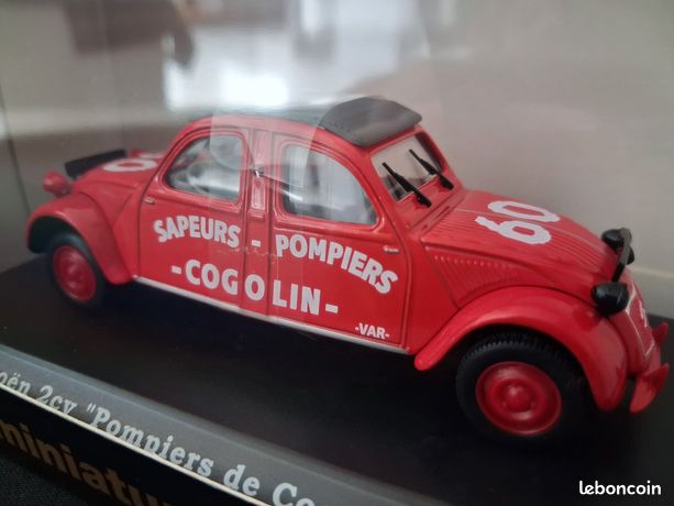 Citroën 2cv 1961 Pompiers de Cogolin 1/43 Norev Réf.V3995 - Collection