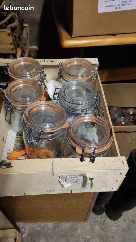 6 Bocaux de conserve de 750 ml (image 1)