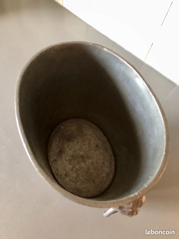 SUPERBE SEAU A Champagne De JEAN GOARDERE En Étain Fait Main. EUR 550,00 - FR