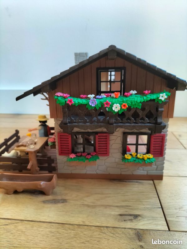 PLAYMOBIL 5422 Maison De Montagne – Avec Boîte Et Notice, D'occasion