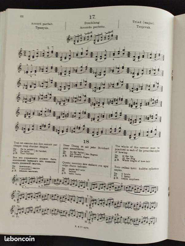 Partition violon Sevcik violon studios op. 1 (image 3)