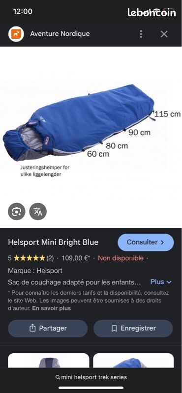 Sac de couchage enfants Équipement bébé