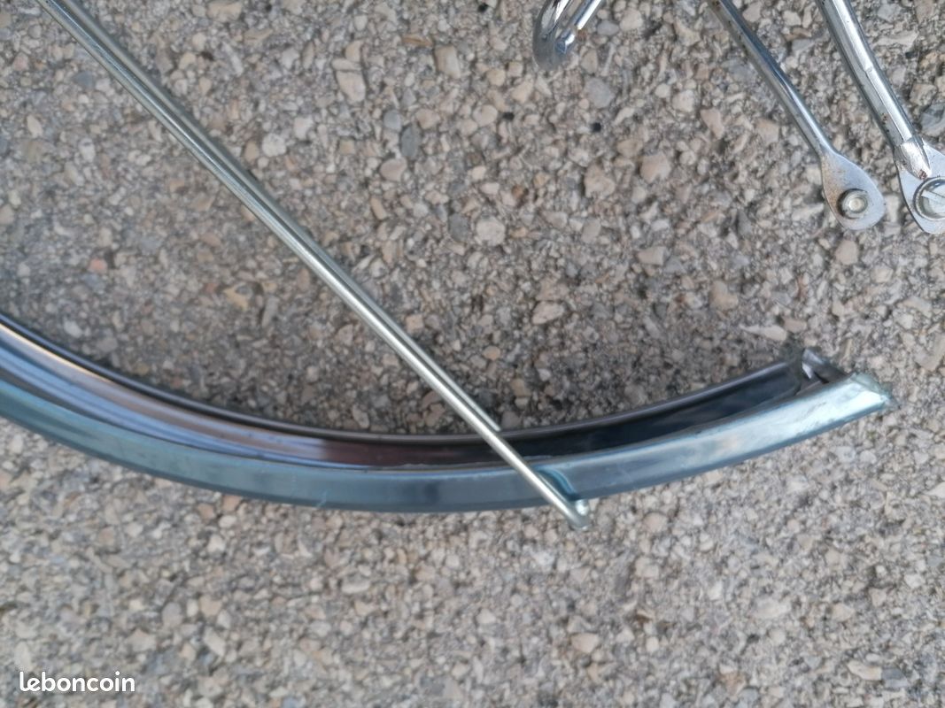 Paire De Garde-boue Acier Mavic "chapeau De Gendarme" - Vélo Ancien, Bicyclette Dame