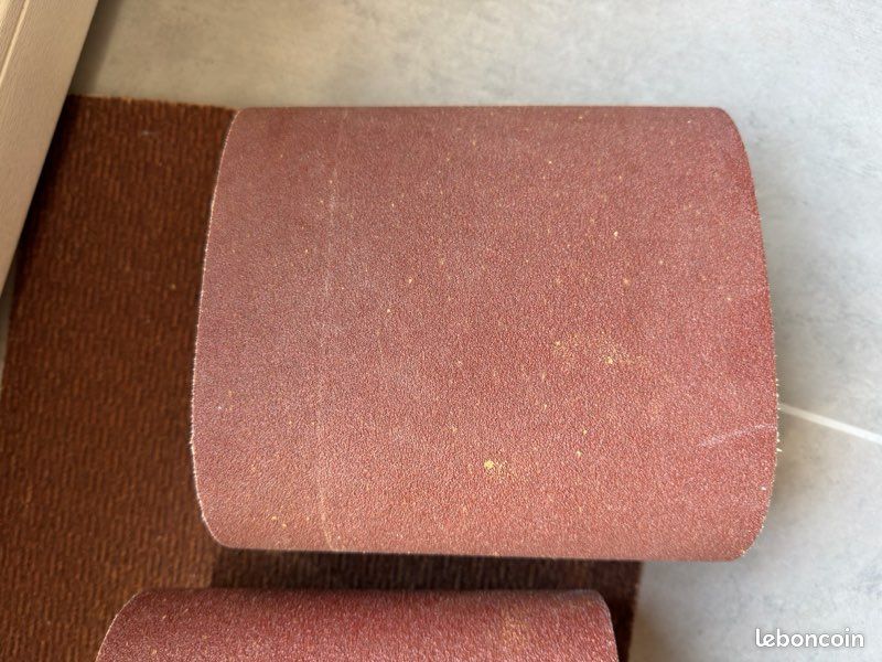 Lot de bande abrasive papier de verre P40/P60/P80 pour machine ponceuse à parquet (image 6)
