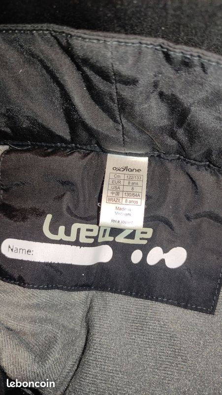 Pantalon Ski 8ans Decathlon Wed'ze (image 3)