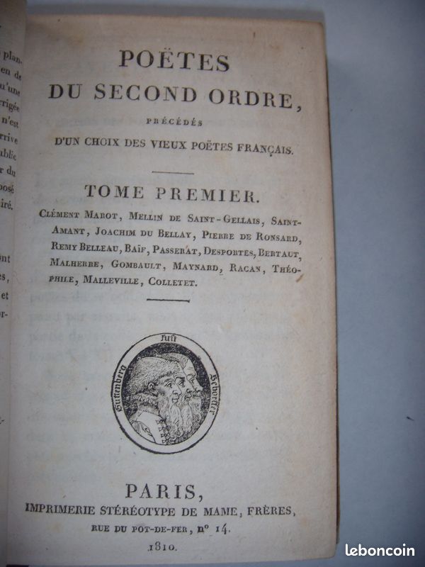Poêtes du second ordre 1810 - série complète 12 volumes (image 4)