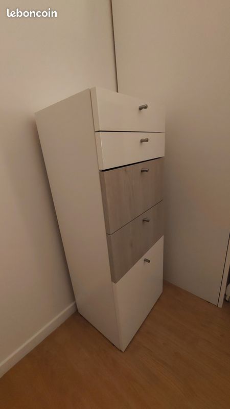Dressing complet Armoires & Commodes Spaceo Leroy Merlin – Excellent État (image 14)