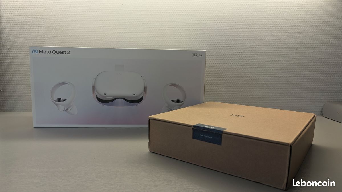 Oculus quest 2 + sangle kiwi design batterie (image 1)
